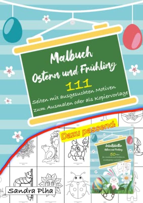 KitaFix-Kreativ: Malbuch Ostern & Frühling: 111 Seiten mit ausgesuchten Motiven zum Ausmalen oder als Kopiervorlage (KitaFix-Kreativ: Malbücher)