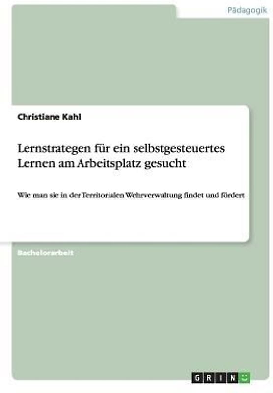 Lernstrategen für ein selbstgesteuertes Lernen am Arbeitsplatz gesucht