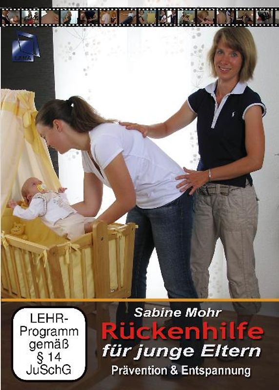 Rückenhilfe für junge Eltern: Prävention & Entspannung - Sabine Mohr DVD