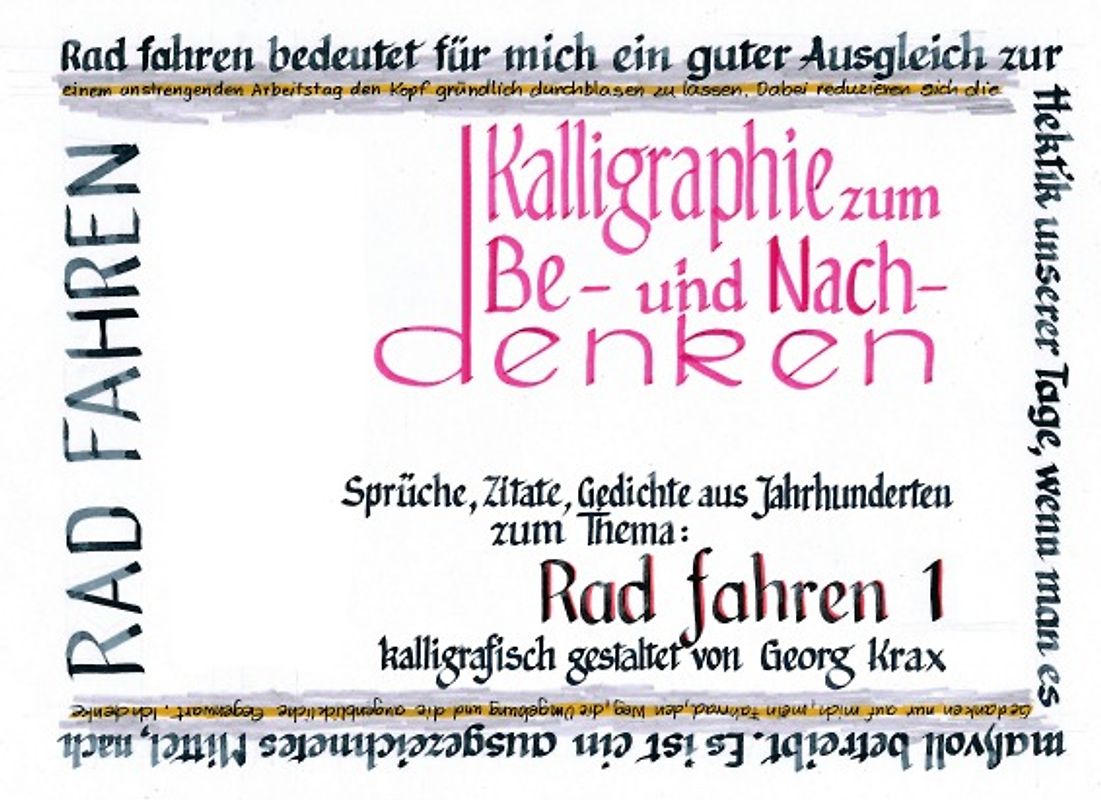 Rad fahren 1