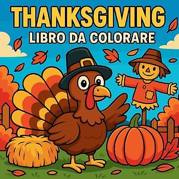 Thanksgiving - Libro da colorare
