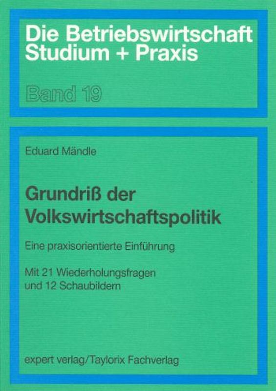 Grundriss der Volkswirtschaftspolitik