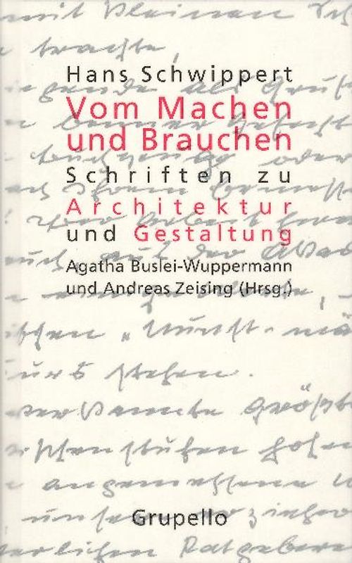 Vom Machen und Brauchen