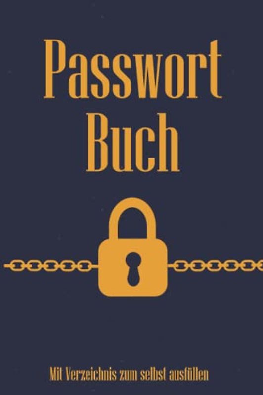 Passwort Buch mit Verzeichnis: 6"x 9" ähnlich A5 | 125 Seiten Seiten zum Ausfüllen | viel Platz | Verzeichnis frei ausfüllbar
