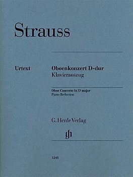 Oboenkonzert D-dur; Klavierauszug: Besetzung: Oboe und Klavier, Oboenkonzerte (G. Henle Urtext-Ausgabe)