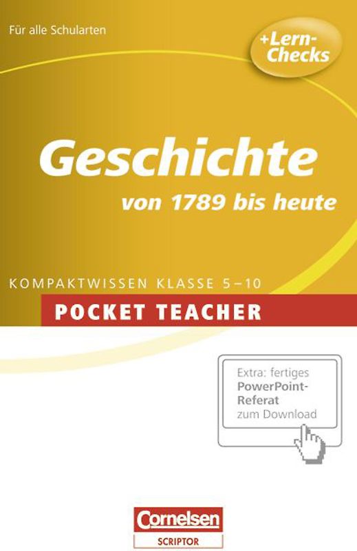 Pocket Teacher - Sekundarstufe I - Neue Ausgabe / Geschichte