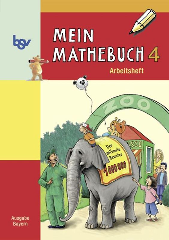 Mein Mathebuch - Ausgabe Bayern - Bisherige Ausgabe / 4. Jahrgangsstufe - Arbeitsheft mit Kartonbeilagen