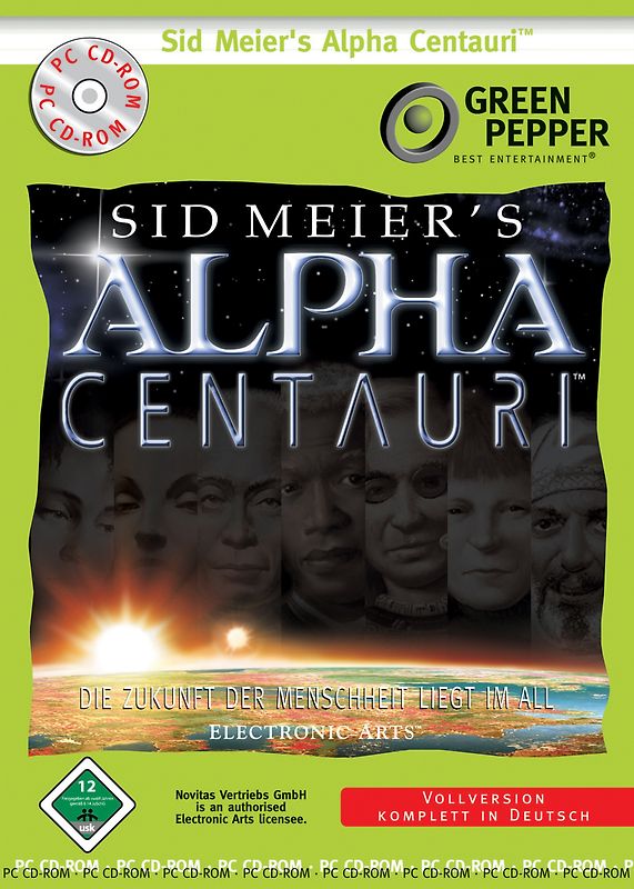 Sid Meier's Alpha Centauri [Green Pepper] PC Spiele