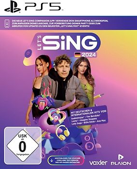 Let's Sing 2024 German Version PlayStation 5