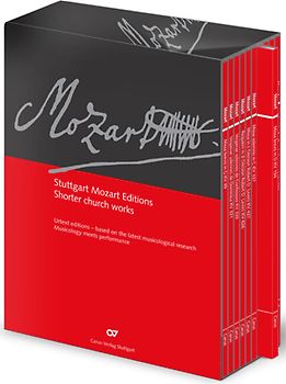 Kleinere Kirchenwerke im Urtext der Stuttgarter Mozart-Ausgabe