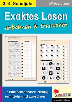Exaktes Lesen anbahnen und trainieren