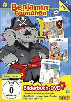 Benjamin Blümchen: Als Ritter/Als Pirat/Als Gespenst - Bilderbuch-DVD DVD