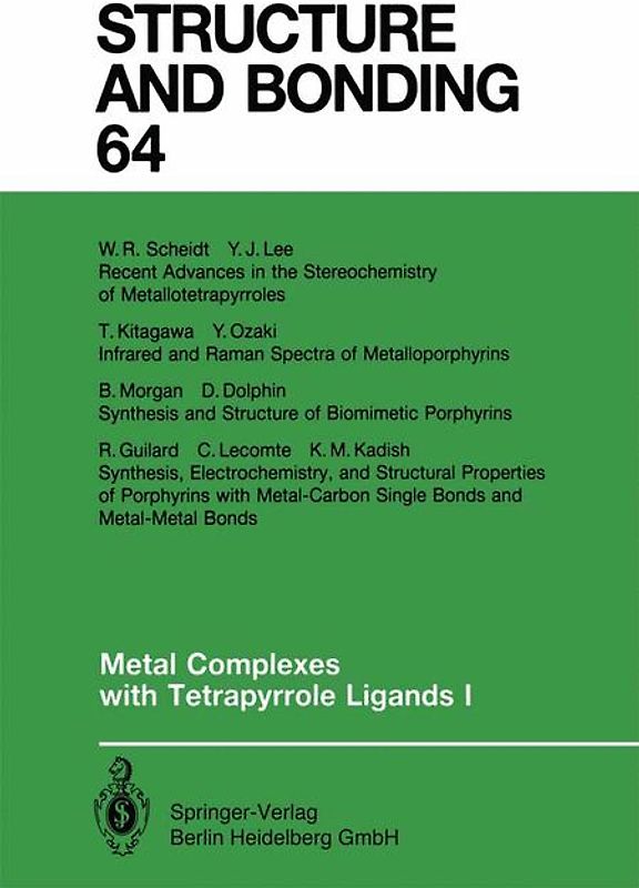 Metal Complexes with Tetrapyrrole Ligands I