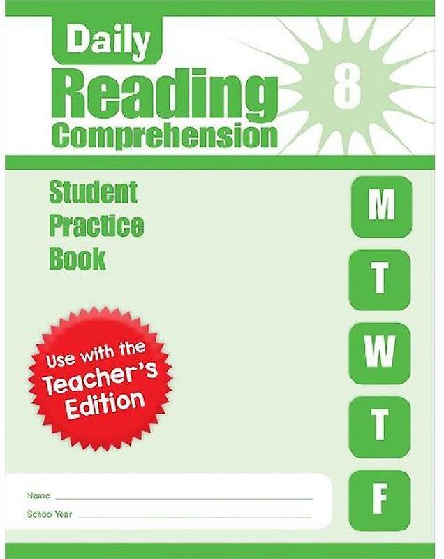 Daily Reading Comprehension, Grade 8 Sb