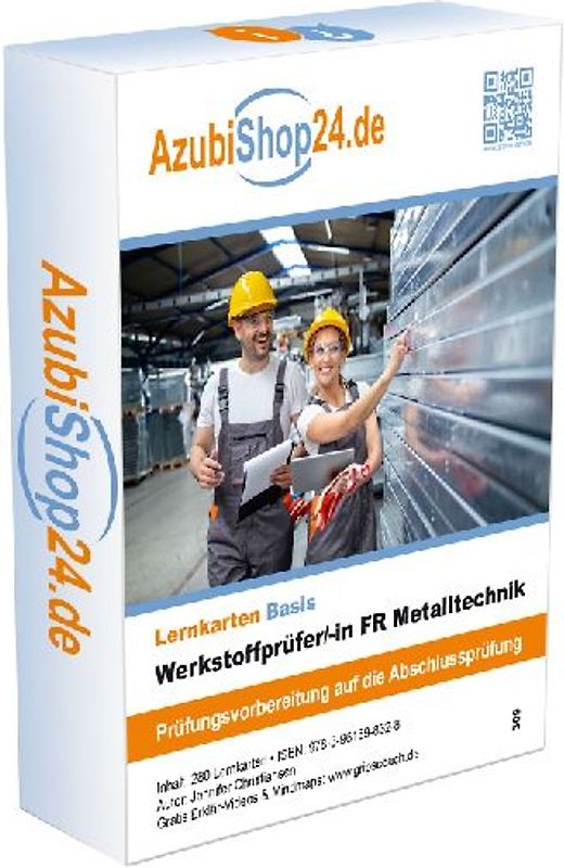 Lernkarten Werkstoffprüfer FR Metalltechnik