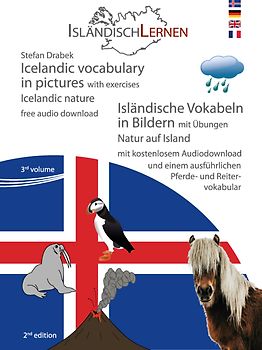 Isländische Vokabeln in Bildern mit Übungen (3. Band) // Icelandic vocabulary in pictures with exercises
