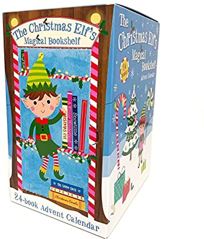 The Christmas Elf's Magical Bookshelf Advent Calendar