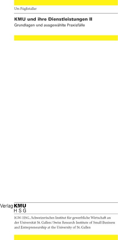 KMU und ihre Dienstleistungen II