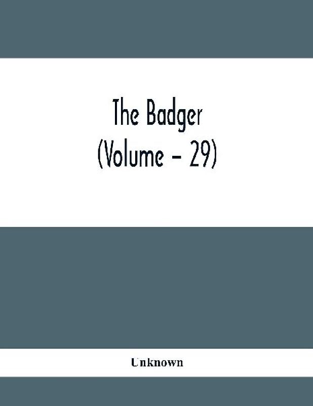 The Badger (Volume - 29)