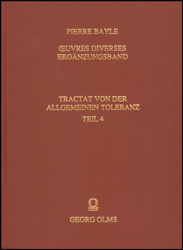 Œuvres diverses - Ergänzungsband