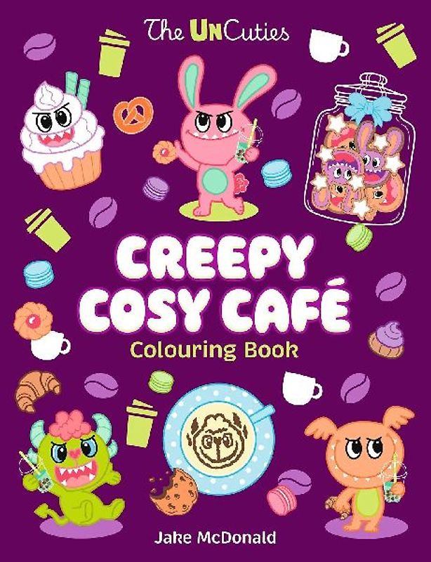 The UnCuties Creepy Cosy Cafe Colouring Book