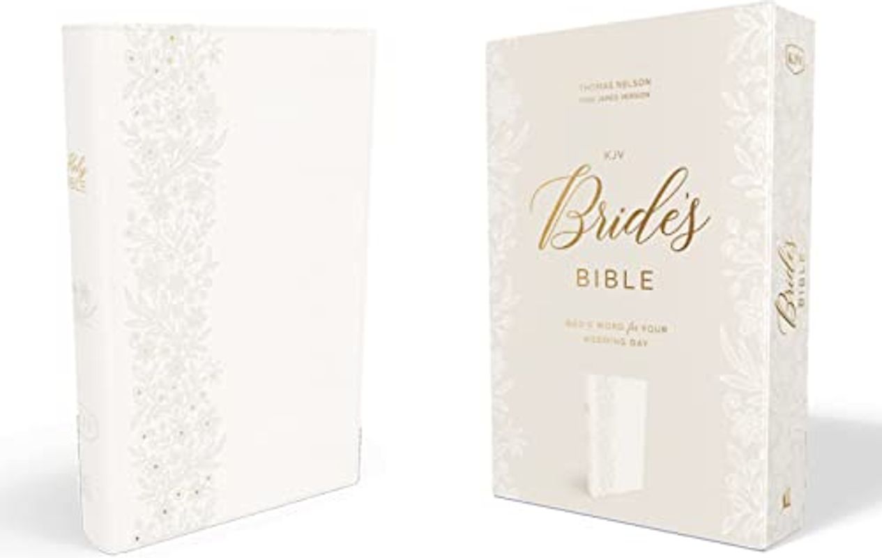 Kjv, Bride's Bible, Leathersoft, White, Red Letter Edition, Comfort Print