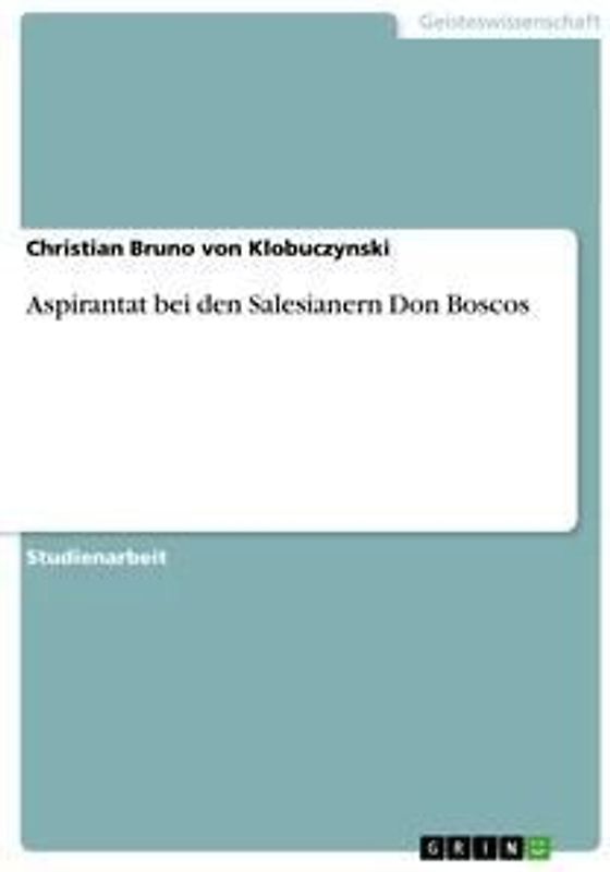 Aspirantat bei den Salesianern Don Boscos