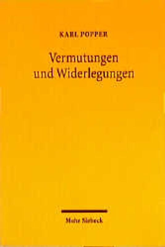 Vermutungen und Widerlegungen I/II
