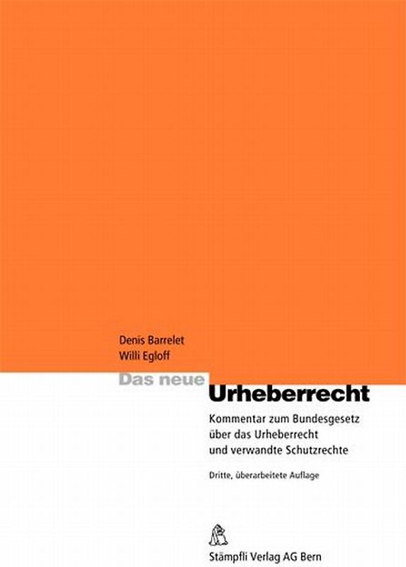 Das neue Urheberrecht