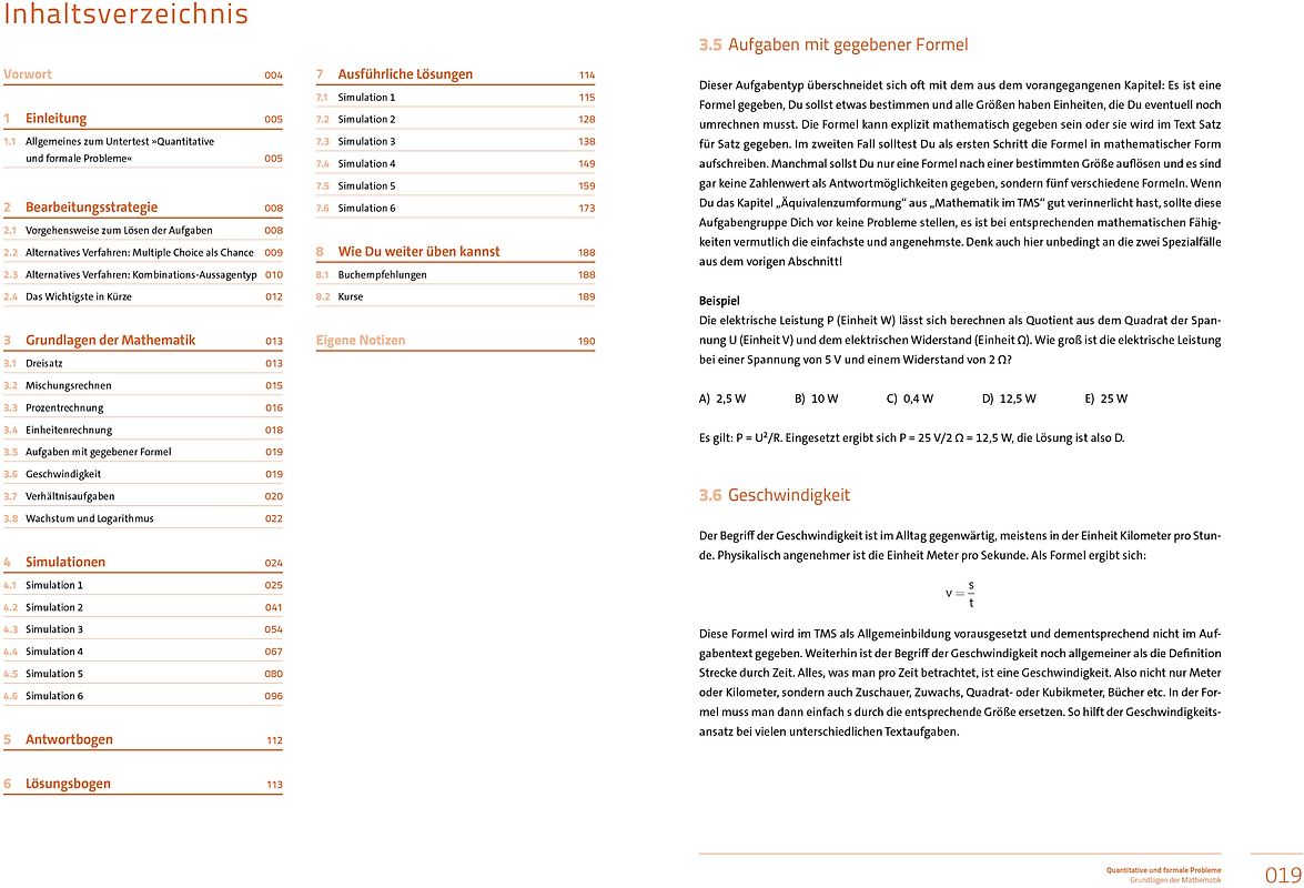 med2university | TMS Vorbereitung 2026 | Quantitative und formale Probleme | Übungsbuch zur Vorbereitung auf den Medizinertest |