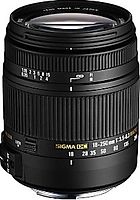 Sigma 18-250 mm F3.5-6.3 DC HSM OS Macro 62 mm Filtergewinde (Canon EF Anschluss) schwarz