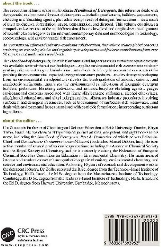 Handbook of Detergents, Part B