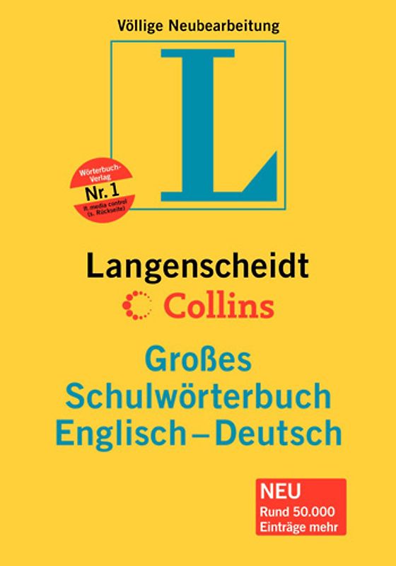 Langenscheidt Grosse Schulwörterbücher. Collins. Englisch-Deutsch
