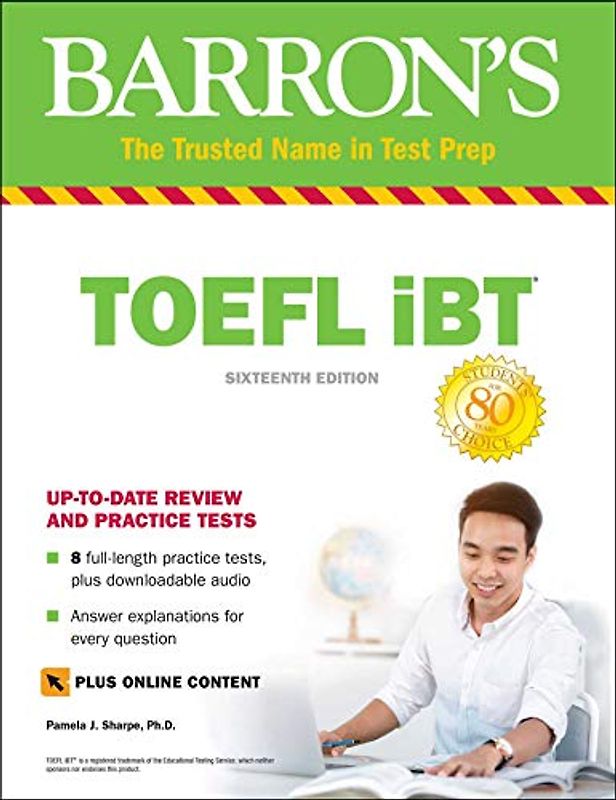 TOEFL iBT with Online Tests & Downloadable Audio (Barron's Test Prep)
