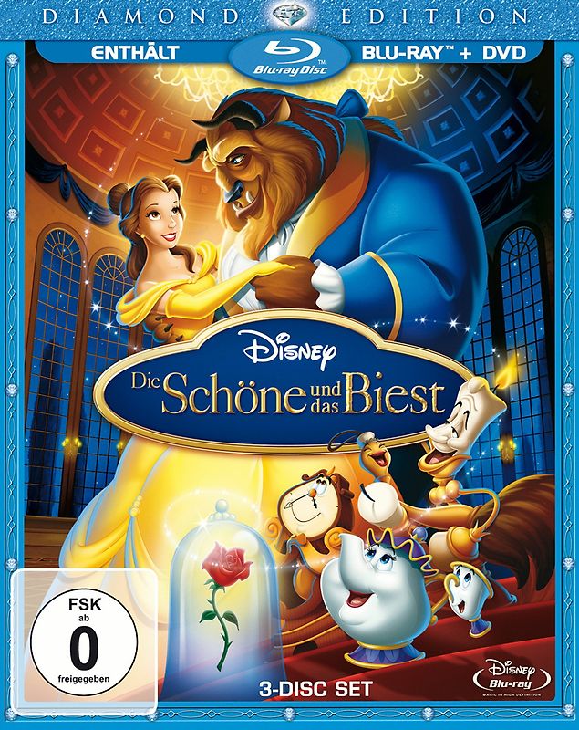 Die Schöne und das Biest [3 Discs, Diamond Edition] Blu-ray Disc