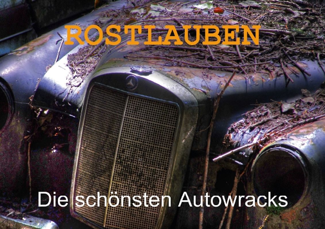 ROSTLAUBEN Die schönsten Autowracks (Posterbuch DIN A4 quer)