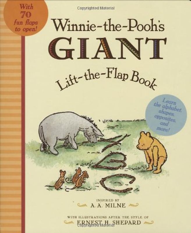 Winnie the Pooh's Giant Lift the-Flap - Milne, A. A.