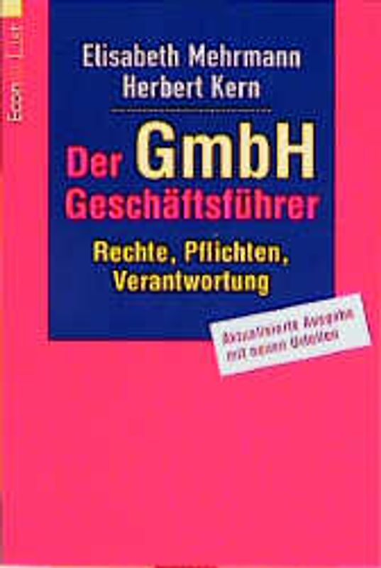 Der GmbH-Geschäftsführer