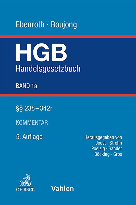 Handelsgesetzbuch Bd. 1a
