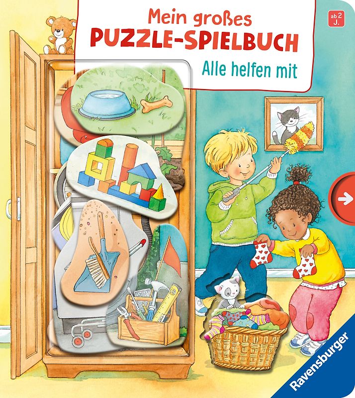 Mein großes Puzzle-Spielbuch - Alle helfen mit
