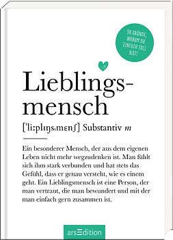 Lieblingsmensch (Substantiv, m)
