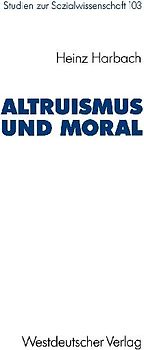 Altruismus und Moral