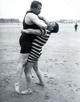 Carnet Blanc, Lutteurs, Deauville, 1913