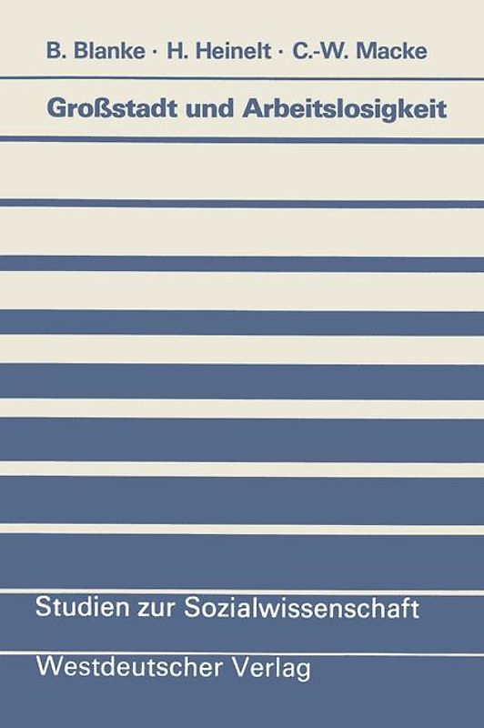 Großstadt und Arbeitslosigkeit
