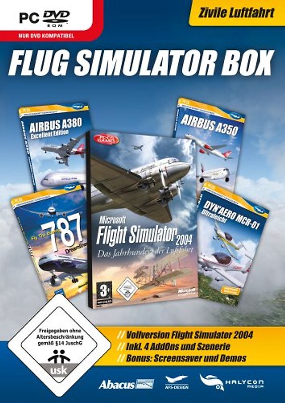 Flug Simulator Box Zivil PC Spiele