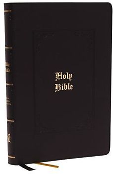 KJV Holy Bible: Large Print with 53,000 Center-Column Cross References, Black Leathersoft, Red Letter, Comfort Print: King James Version