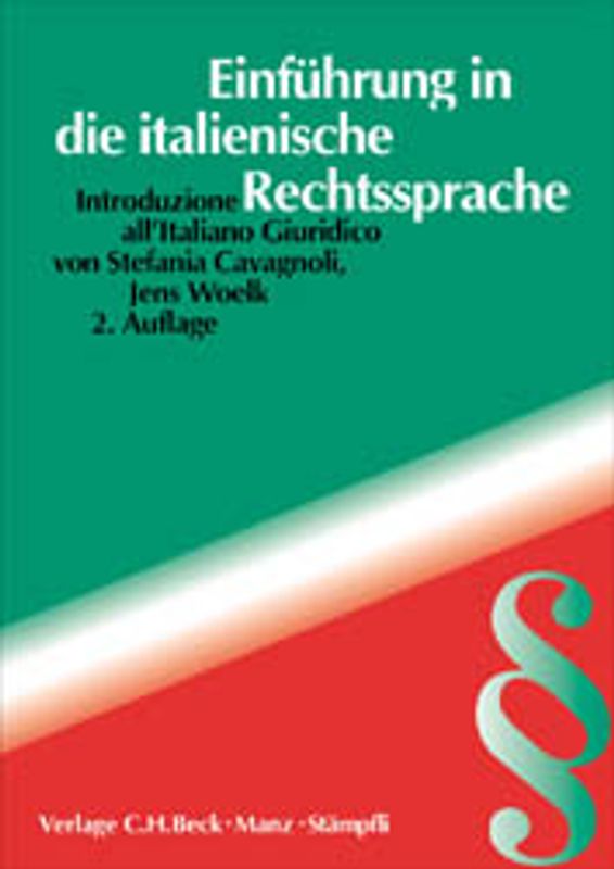 Einführung in die italienische Rechtssprache
