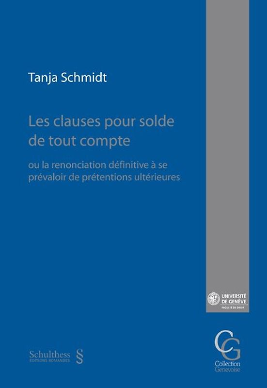 Les clauses pour solde de tout compte