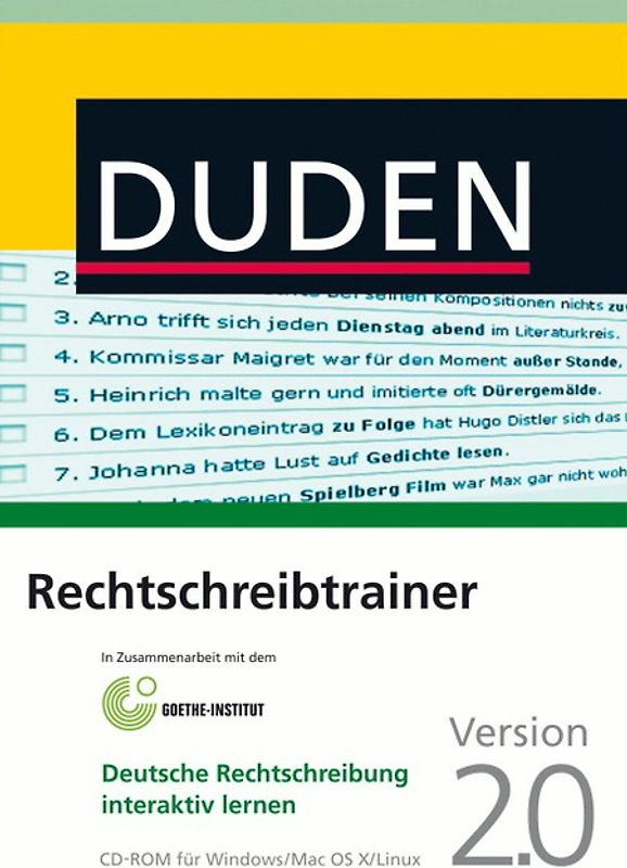DUDEN: Rechtschreibtrainer MacOS