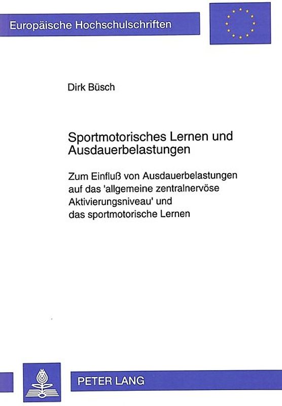 Sportmotorisches Lernen und Ausdauerbelastungen